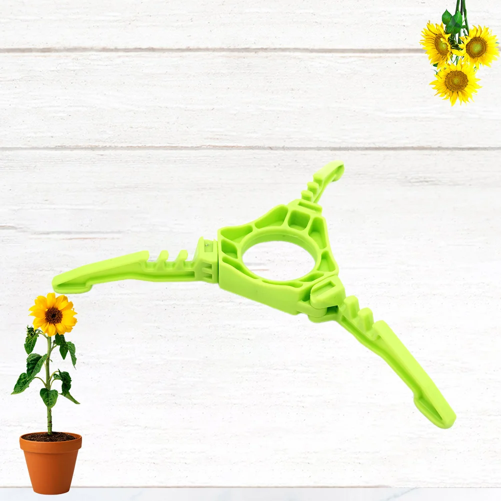 

1pc Gas Tank Stove Bracket Base Foldable Gas Bottle Holder Stand Tripod for Outdoor Camping (Green)
