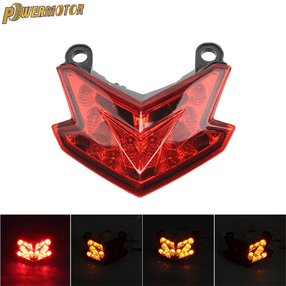 Motorcycle LED Tail Turn Signal Light Rear Brake Stop Light For Kawasaki Z800 Z 800 ZX6R ZX636 ZX 6R 636 2013 2014 Scooter Parts