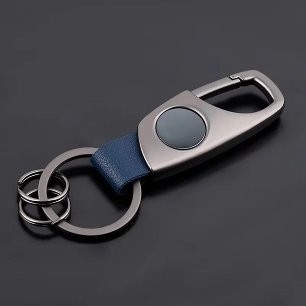 Персонализированный ретро роскошный матовый черный брелок с креативной талией