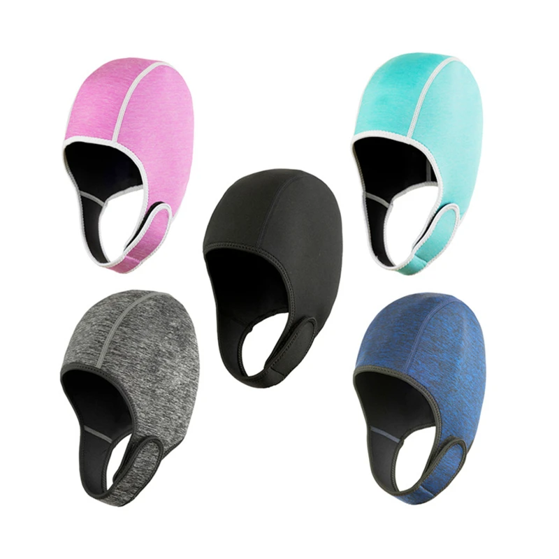 

Swimming Cap Neoprene Diving Hat Professional Fabric Winter Cold-Proof Wetsuits Head Cover Helmet Swimwear