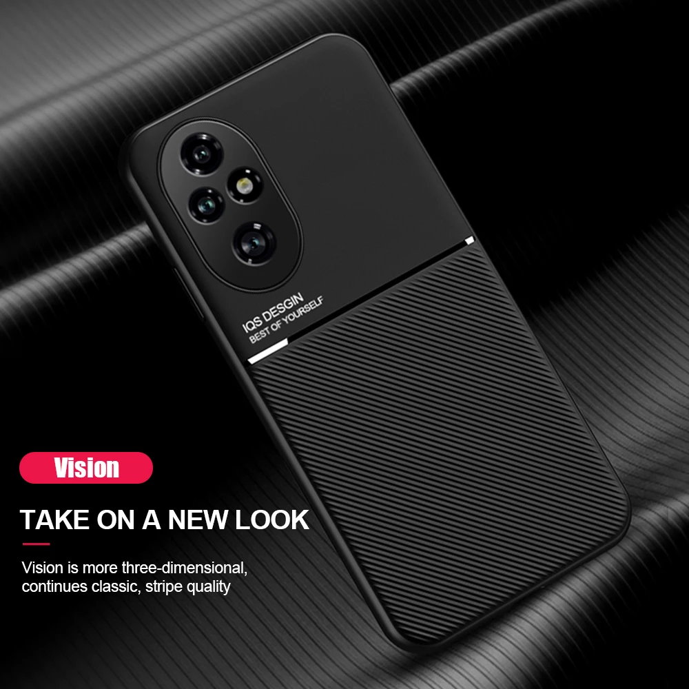 Матовая Магнитная кожаная искусственная кожа для Honor 200 Pro мягкая рамка из ТПУ