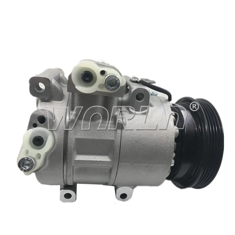 12V Air Conditioner Car Compressor 4PK For Kia For Rio 1.4 1.6 For Pride For Optima Compresor 97701-1G010 97701-1G000 WXKA016