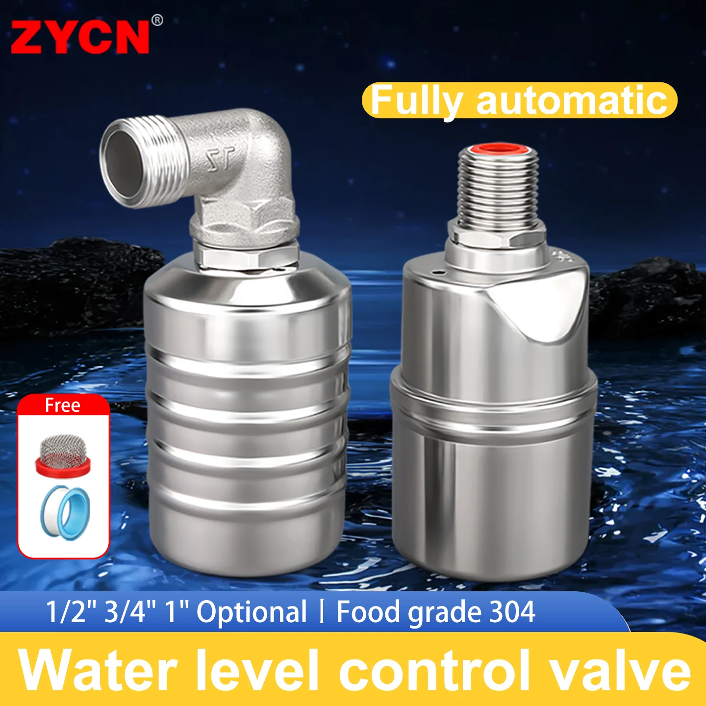 

Автоматический клапан контроля уровня воды из нержавейки 304