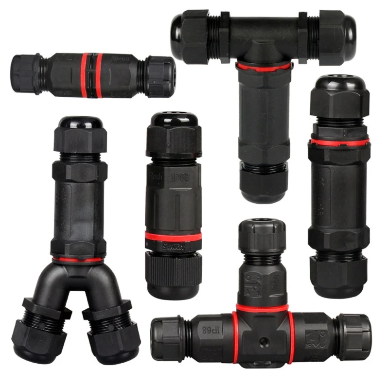 

Waterproof Cable Connector Plastic Cable Gland Joint Electrical Terminal Adapter