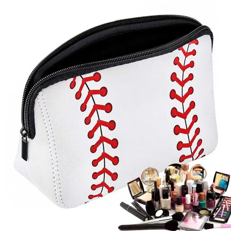 Case Pretty Baseball Travel Storage Bag Cosmetic Bags