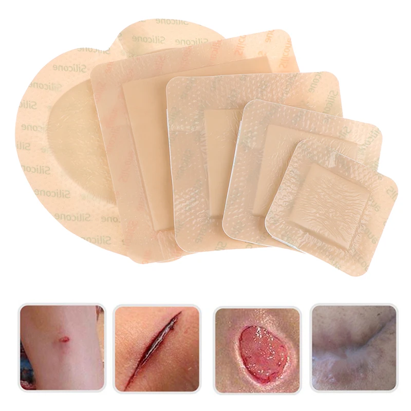 

5Sizes Wound Care Hydrocolloid Adhesive Dressing Wound Dressing Sterile Bedsore Healing Pad Patch