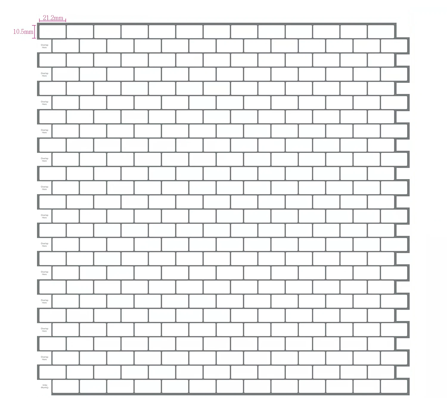 1/6 модель кукольного домика аксессуары для мебели мини-модель 30*30 см белая плитка