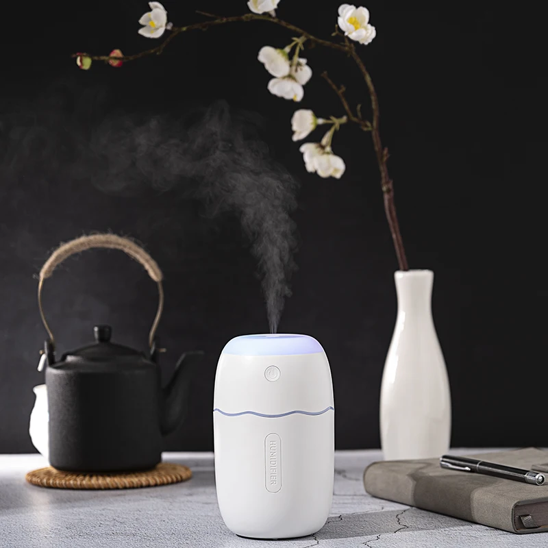 Mini Humidifier 280ML USB Romantic Color LED Night Lamp Mist Maker Humidificador Portable For Home Office Auto Car Air Diffuser