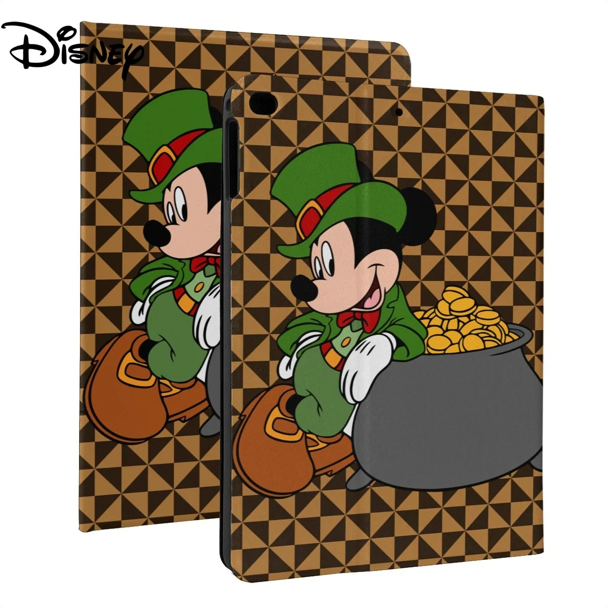 2022 Disney Protective Case for iPad 2017/2018 9.7in Air 1/2 Mini 4/5 7.9 inch Luxury Cover Cartoon Mickey Soft Shell Funda