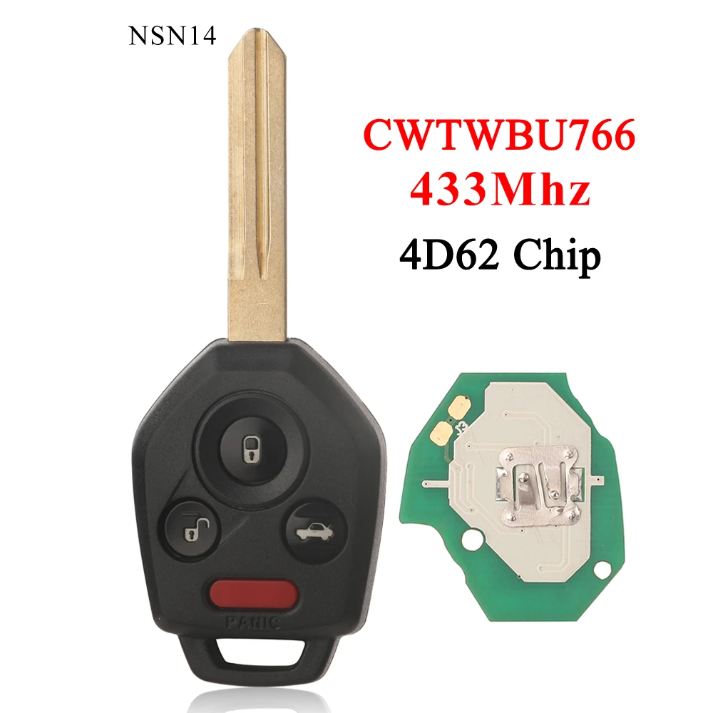 

Автомобильный Ключ-пульт Jingyuqin ASK 315/433 МГц Для Subaru Tribeca Legacy Outback 2008-2021, Брелок CWTWBU766/CWTWBU811