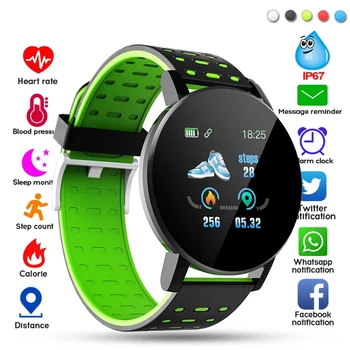 Smart Watch Men Women Heart Rate Blood Pressure Monitoring Bluetooth Smartwatch Fitness Tracker Watch Sport For Android IOS 1