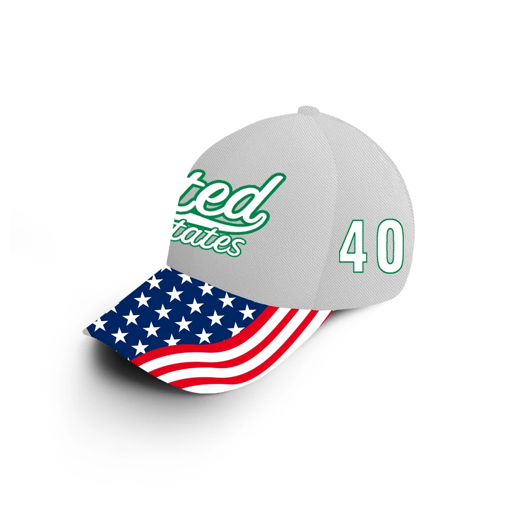 Американская бейсболка с индивидуальным именем и номером логотипа Team Kornet