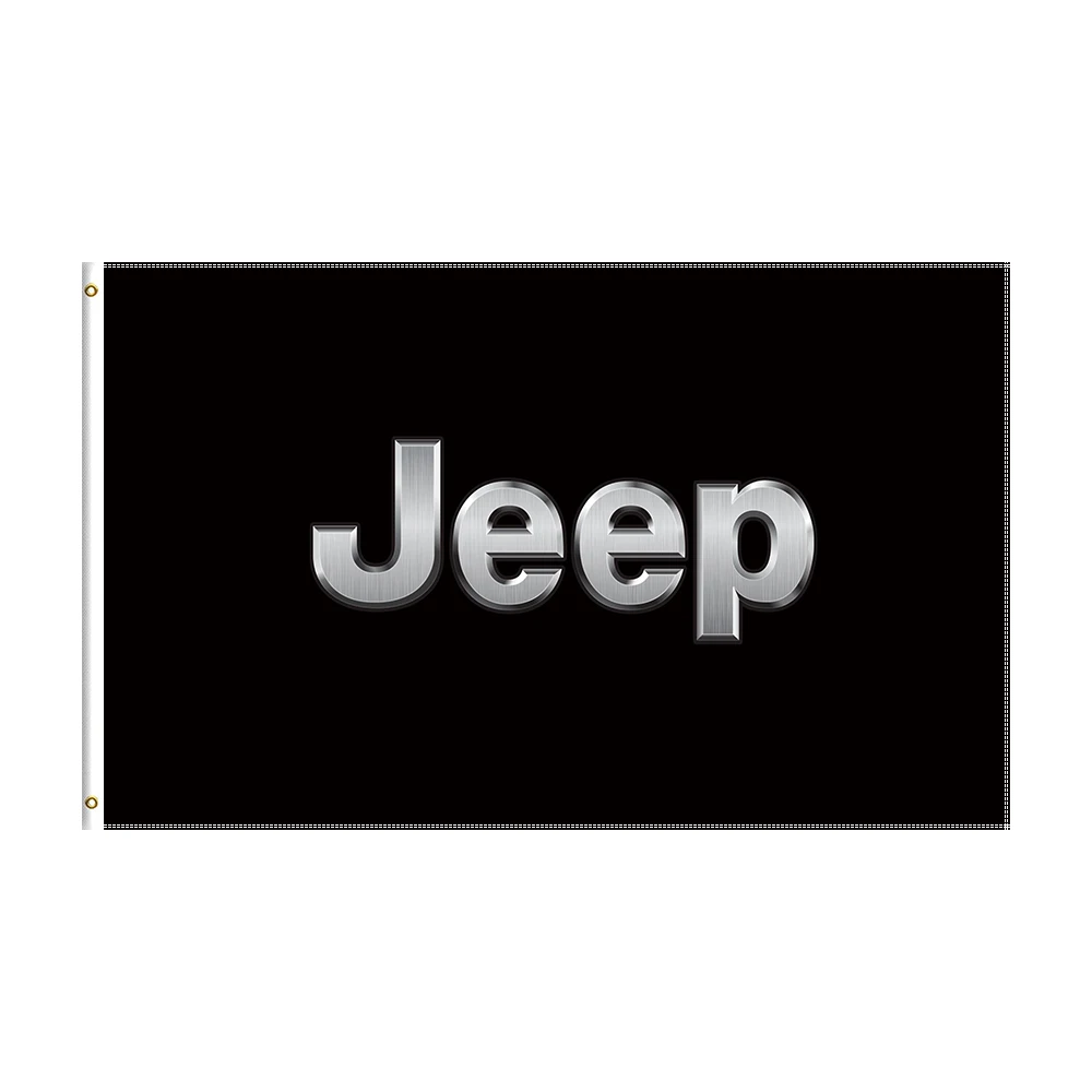 

3x5 Ft JEEP Flag Polyester Printed Racing Car Banner For Decor