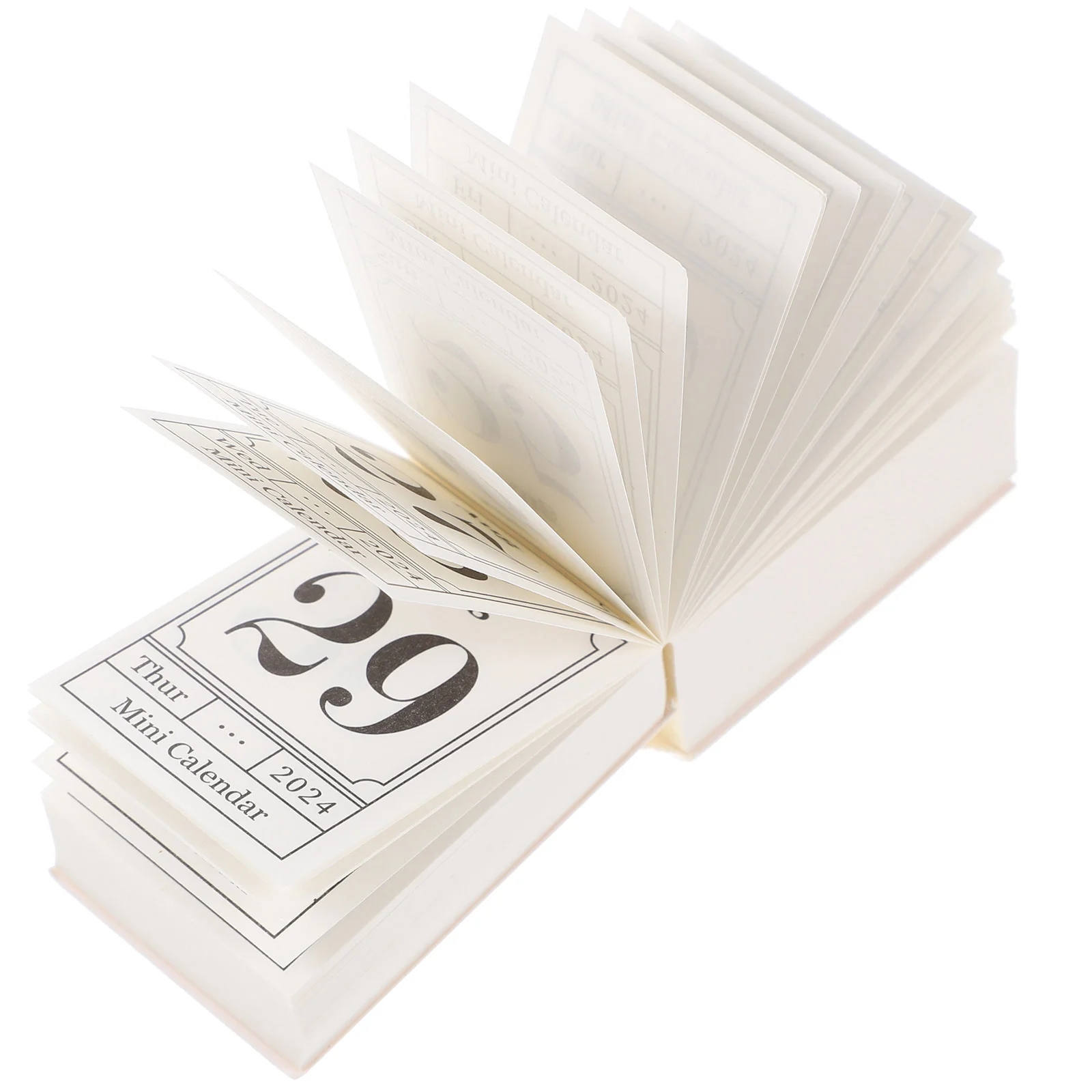 

Мини-календарь со слезой для рабочего стола, настольное устройство для настольного компьютера, 2024 дюймов, раскладной декор, ежедневное расписание, маленький размер