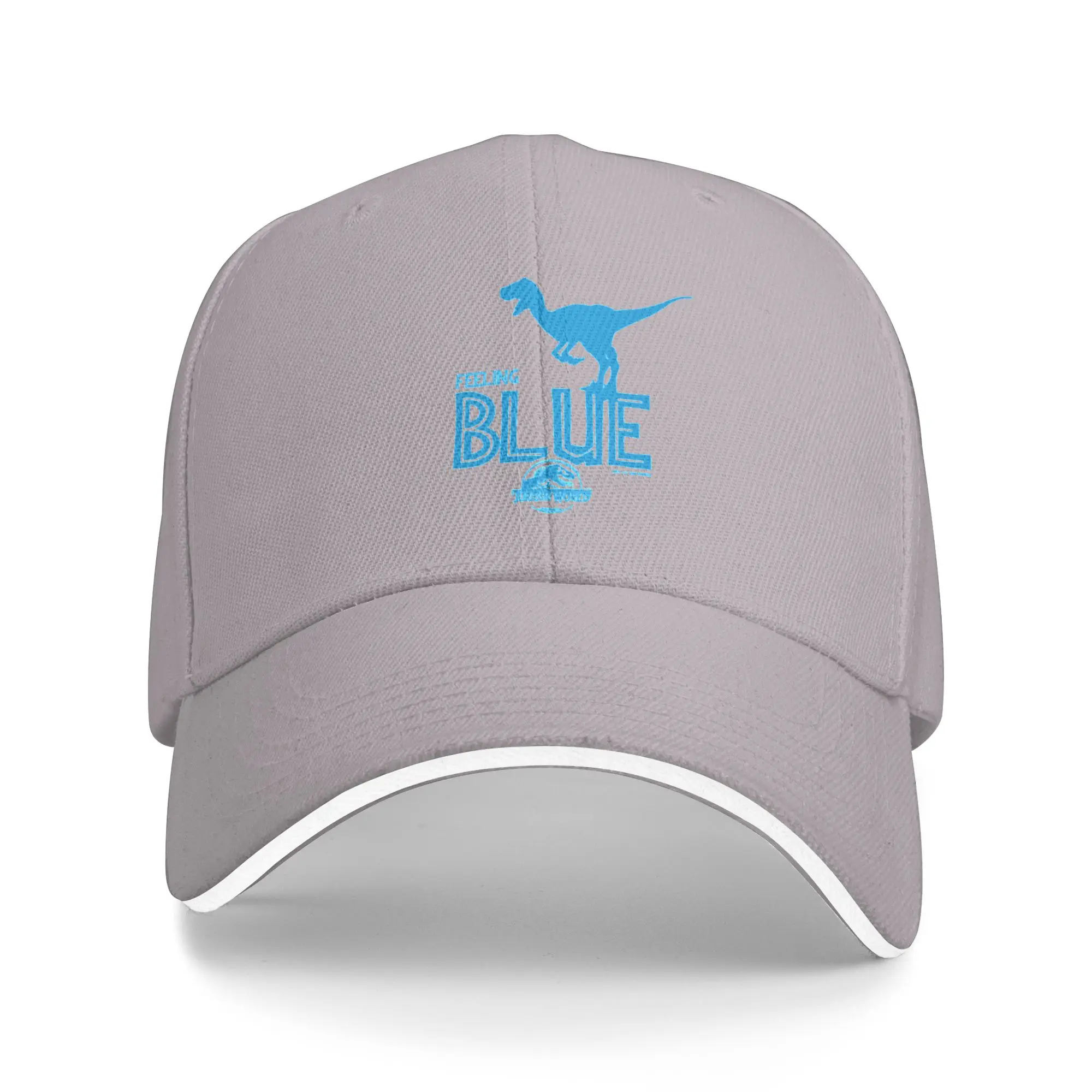 Фото Бейсболка Fashion Feeling Blue - Jurassic World с изогнутым козырьком, для повседневных встреч и спорта №2