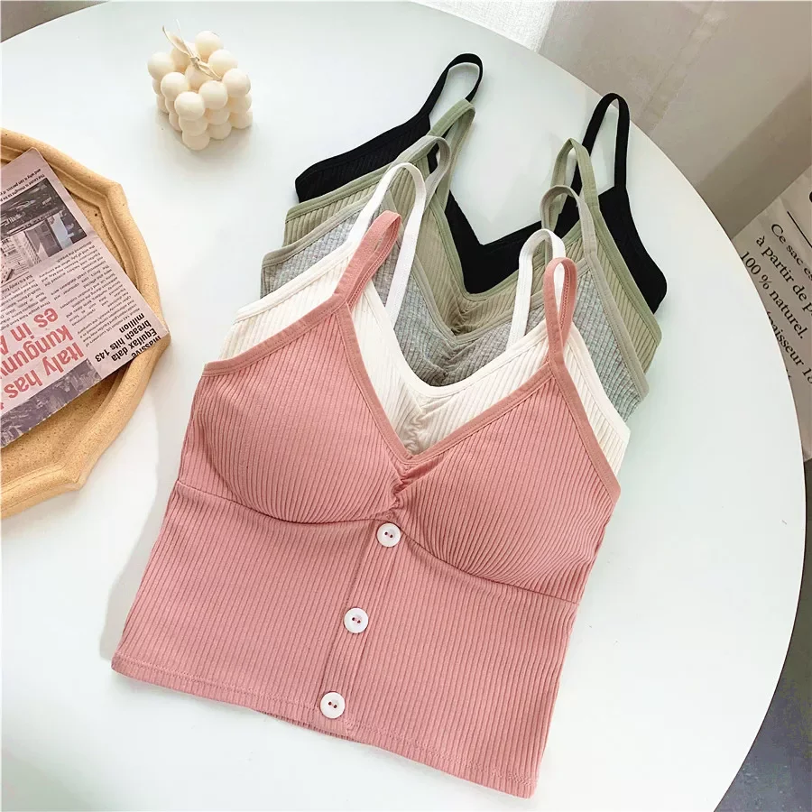 

t-shirtsWoman Knitted Tank Top Summer Girls Crop Tops Women Slim Strap Vest Sexy Female Backless Bottoming Shirts