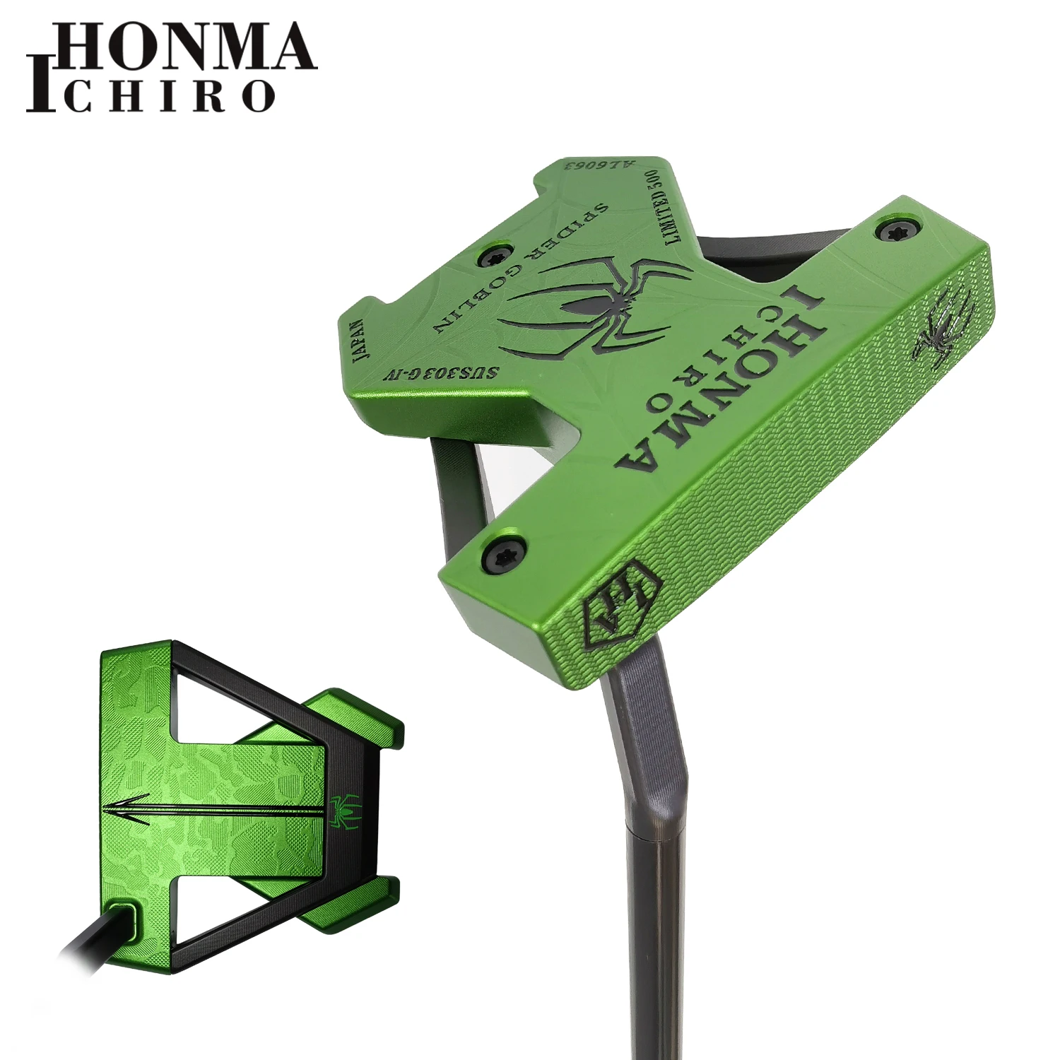 

Original Ichiro Honma G-IV Spider Goblin Golf Putters CNC Fine Milled Putters Black Steel Shaft Free Shipping