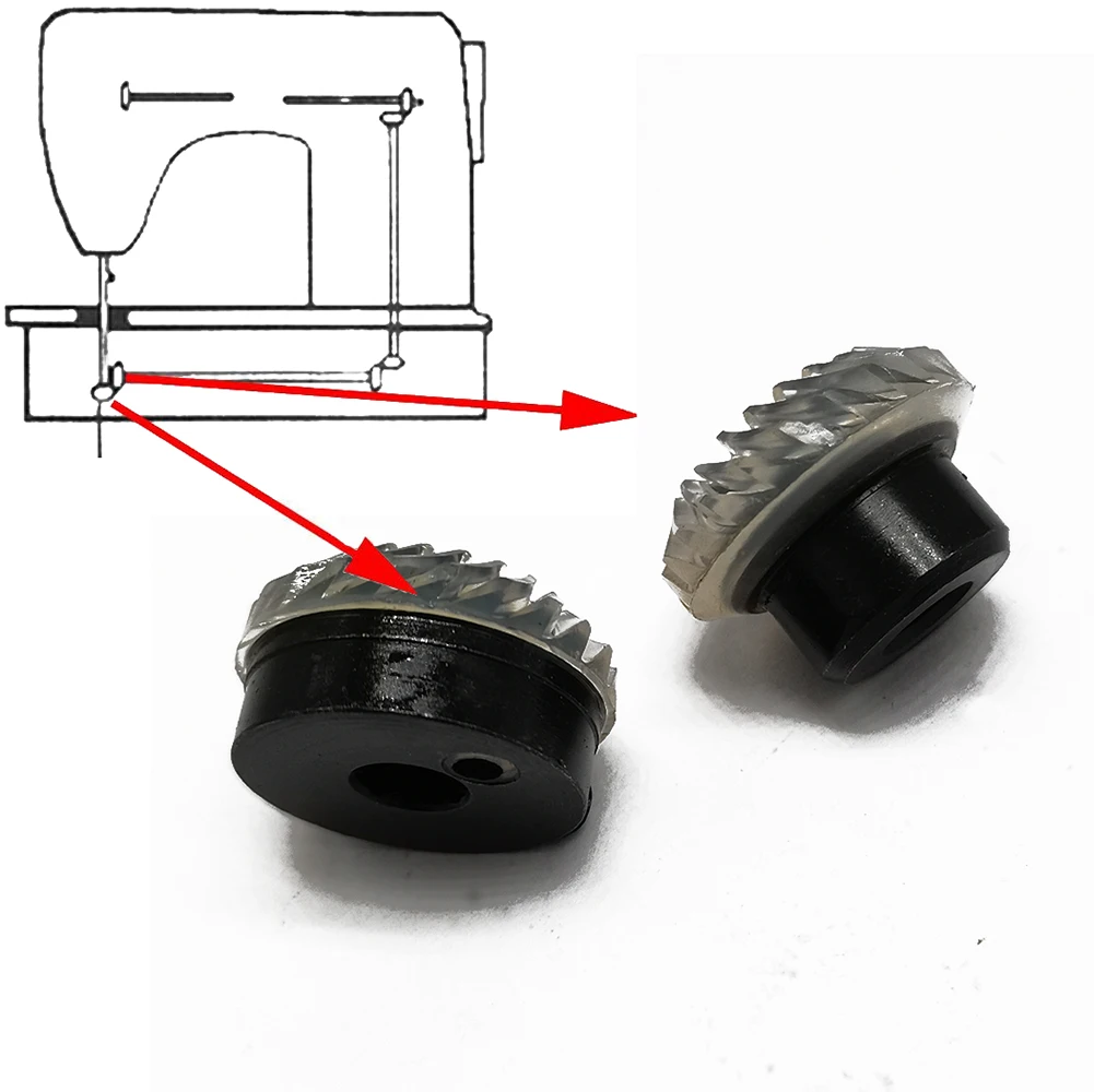 

1 set Domestic sewing machine parts for Singer bevel gear 382980 (382879/382877) #382980 (382877 tall gear + 382879 low gear)