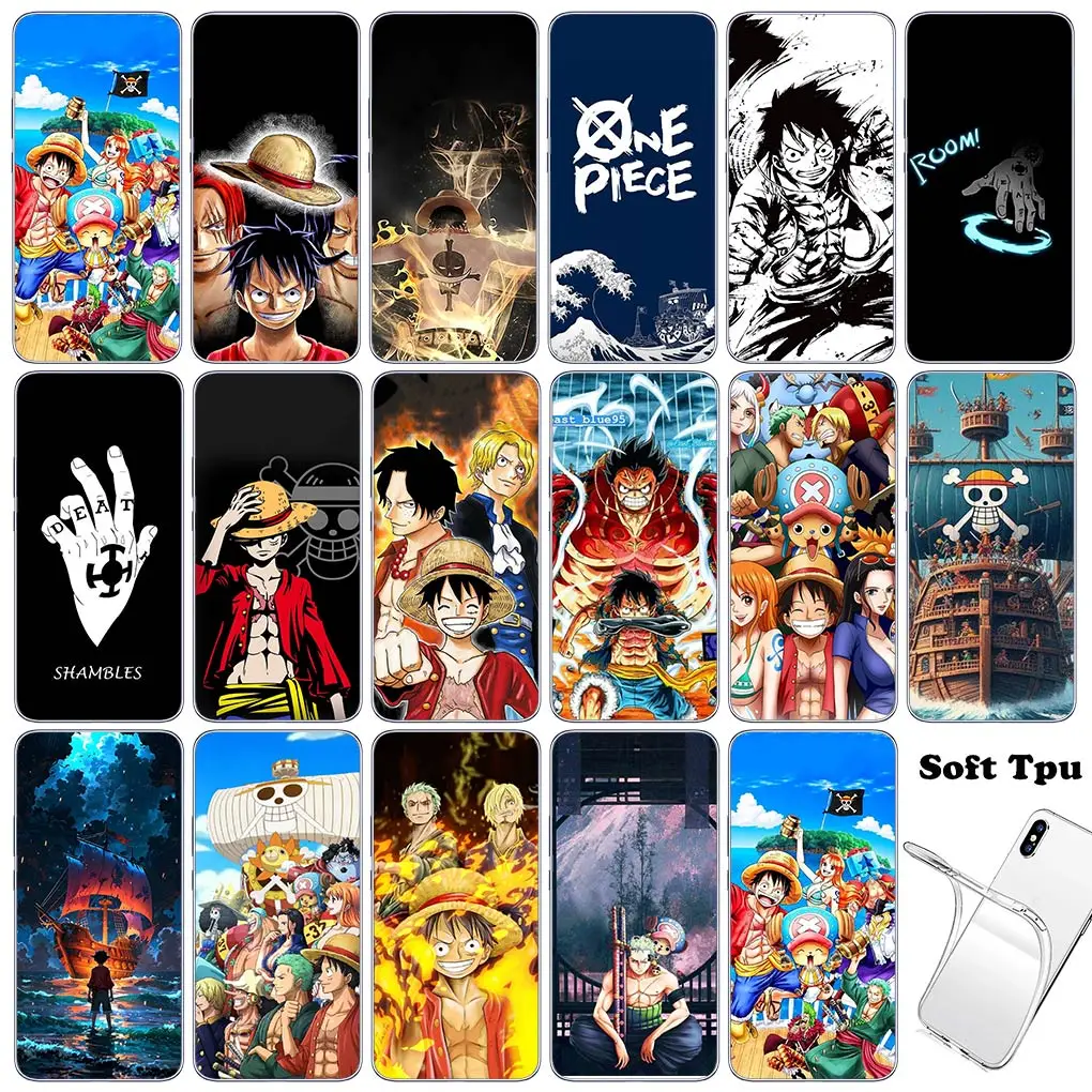 Чехол для телефона Anime One L-Luffys P-Pieces гибкий корпус Motorola Moto Edge 40 50 Pro 30 neo 20 Fusion Ultra Lite G85