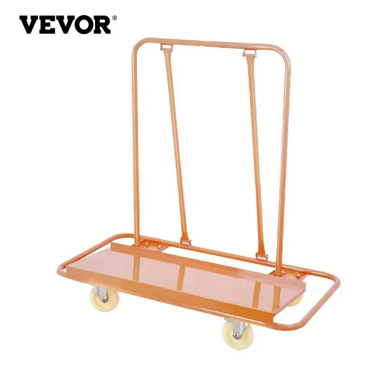 

VEVOR 3000LBS Professional Drywall Cart Dolly For Handling Wall Panels Drywall rock Sheet Panel Service Cart Heavy Duty Casters