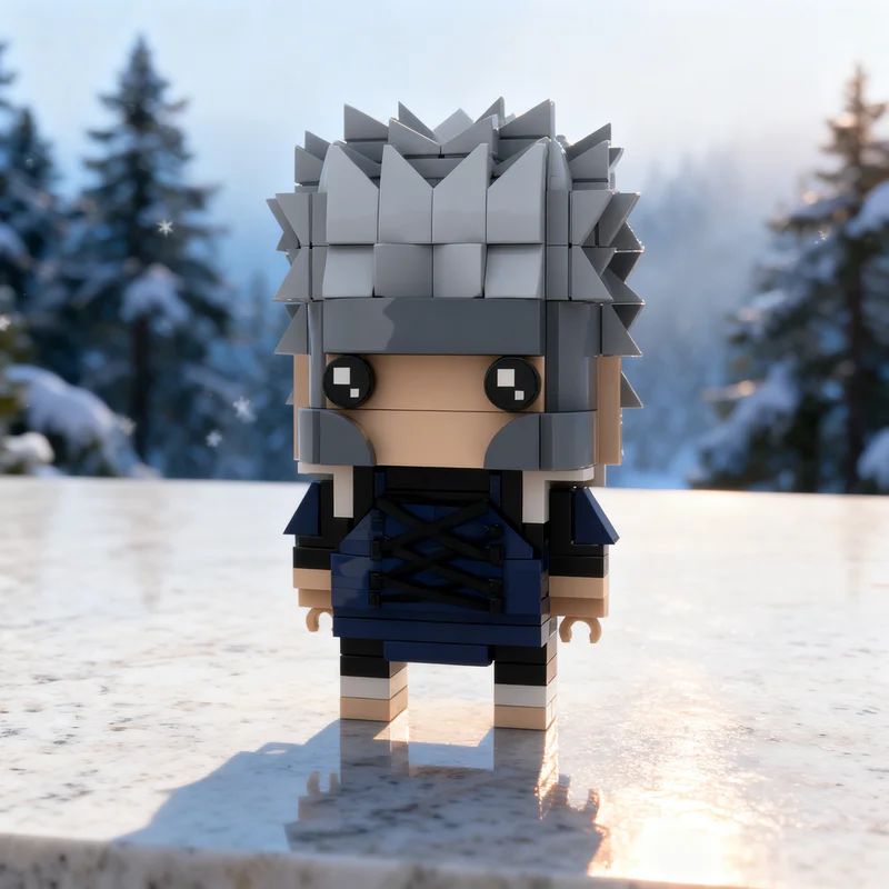 206 деталей MOC Сэнджу Тобирама BrickHeadz, модель строительных блоков, рождественский подарок, конструктор, игрушка для сборки на день рождения, 3D-коллекция. (art.: 3920dccdacac3) - 3920dccdacac3