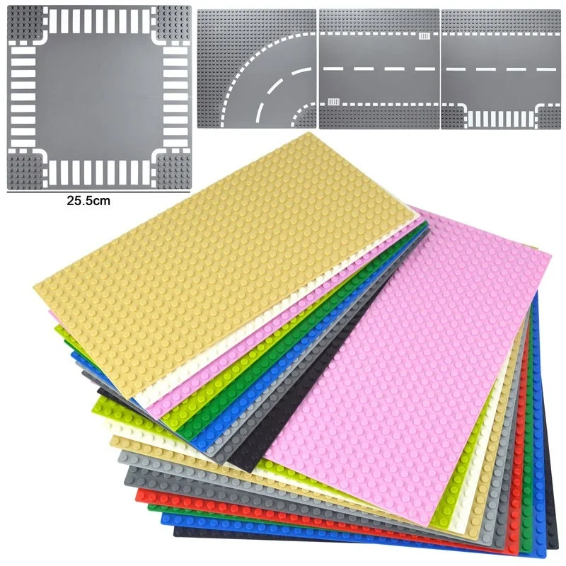 Базовые пластины 32x32 32x16 точек пластиковые сборные кирпичи Классические