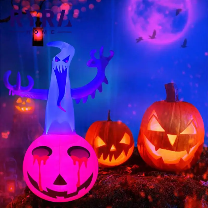 

Надувной призрак, тыква, свет с дистанционным управлением, Хэллоуин, надувной призрак, надувной Хэллоуин, свет для улицы, жуткий страх, рекви...