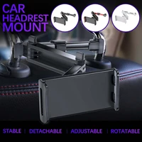Universal 360   Rotation Car Back Seat Headrest Mount Holder Phone Holder Stand For iPad 7-14 inch Electronic Equipment Device