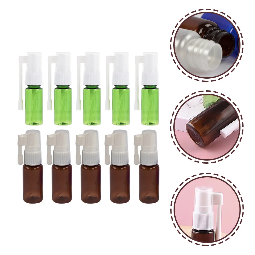 

Spray Bottles Nasal Sprayer Bottle Empty Pump Containers Refillable Sample Sub Perfumemist Mini Dropsdispenser Sinus Emulsion