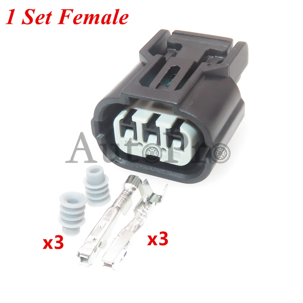 

1 комплект, 3 отверстия 6188-4739 6189-0887, автомобильные аксессуары, катушка зажигания автомобиля, Электрический водонепроницаемый разъем для автомобиля