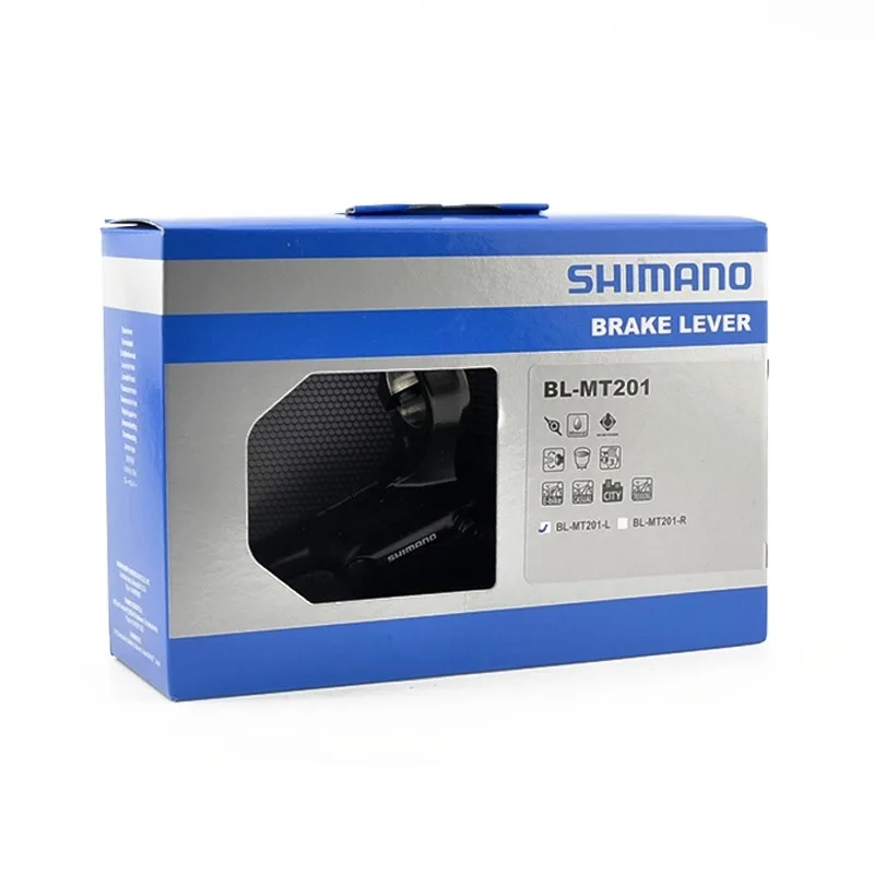 Фото SHIMANO MT200 Комплект гидравлических тормозных рычагов для велосипеда, левая и правая надежная остановка для всех погодных условий №5