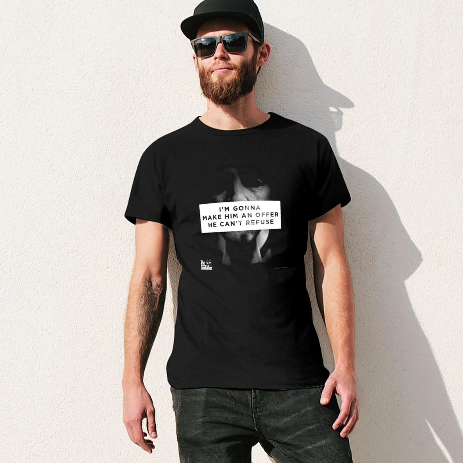 Футболка Godfather Vito Corleone An Offer He Can't Refuse топы с синим замком мужские футболки