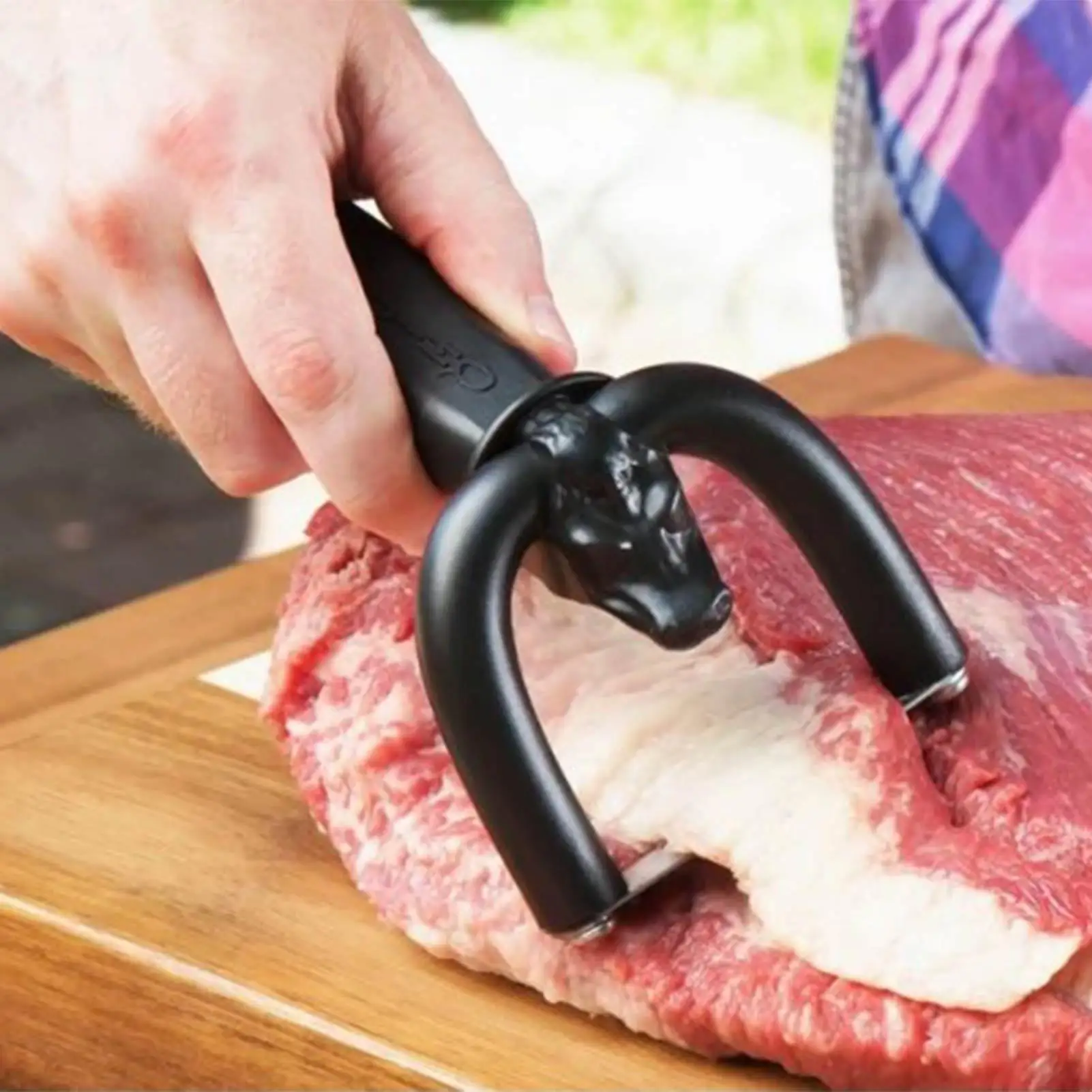 Brisket Trimmer - Meat Trimmer Beef Slicer Beef Mincer with Sharp Blades, Quick Trim Brisket and Meat Trimmer Beef Shred