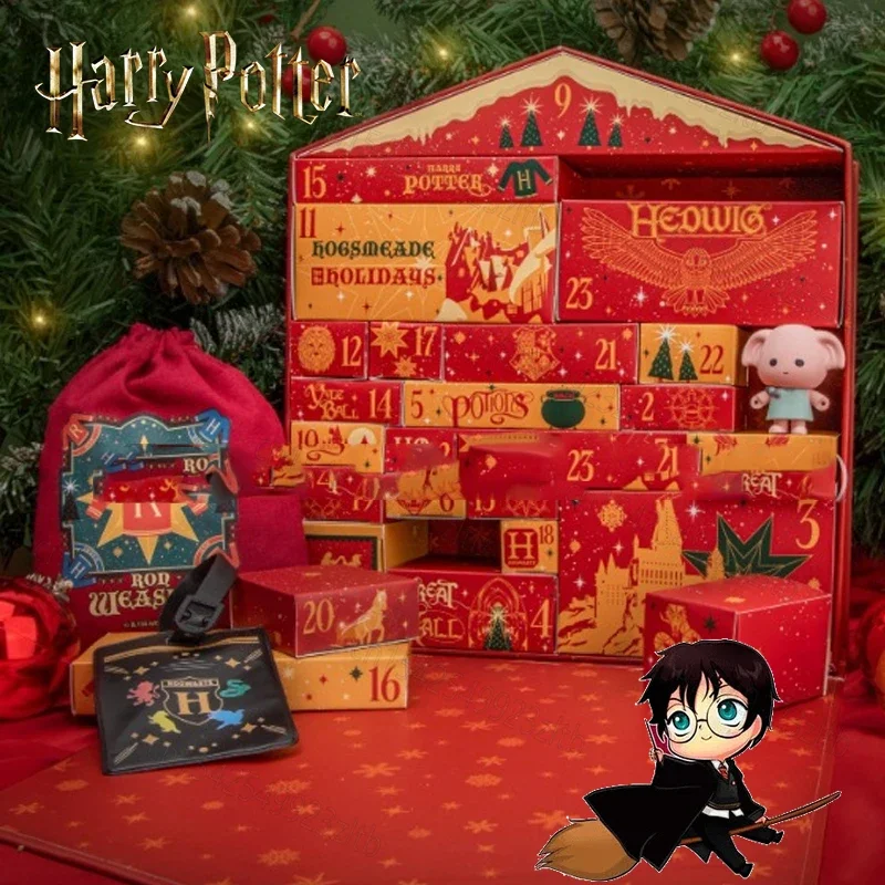 Рождественский адвент-календарь коробка в студенческом стиле нежная волшебная