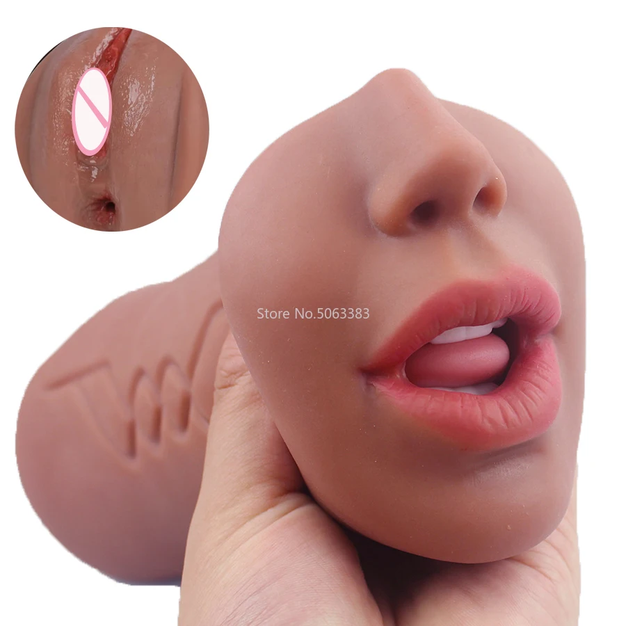 3 в 1 Мужской мастурбатор карманная киска минет Стракер реалистичный рот  Вагина анус стимуляция мягкие куклы взрослые секс-игрушки для мужчин |  AliExpress