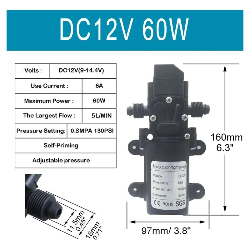 

Автоматический водяной насос LISM 6 л/мин DC12V