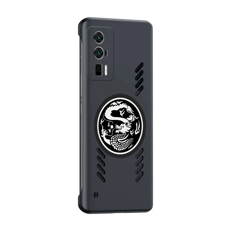 Рассеиватель тепла для Redmi K60 Ultra K60E POCO F5 Pro Чехол телефона Dragon Totem 5G безрамочный ПК