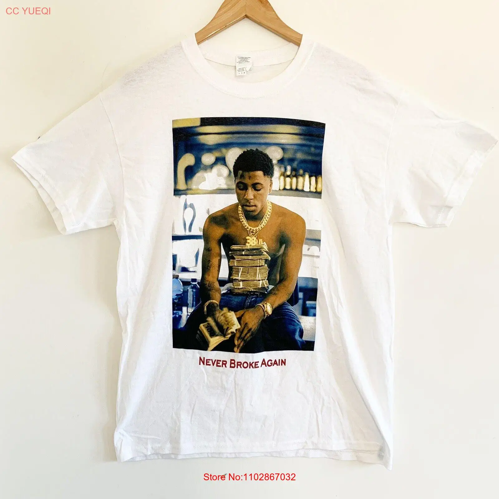 38 Молодежный мальчик никогда больше не сломался белая футболка большая