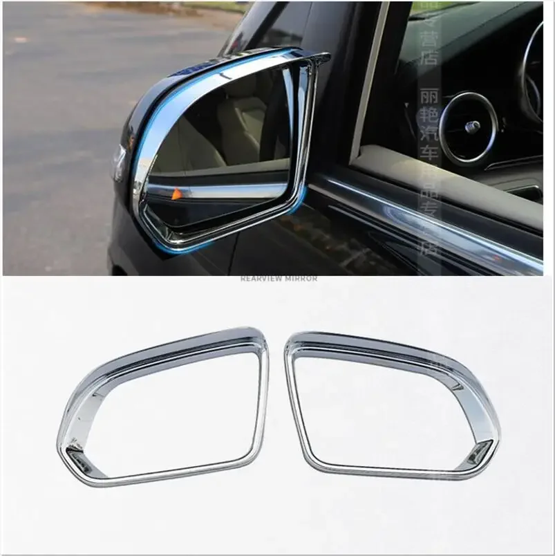 

Для Mercedes Benz Metris Valente Vito Viano V-Class W447 2016 2017 2018 2019 2020 хромированная крышка бокового зеркала заднего вида накладка Sha