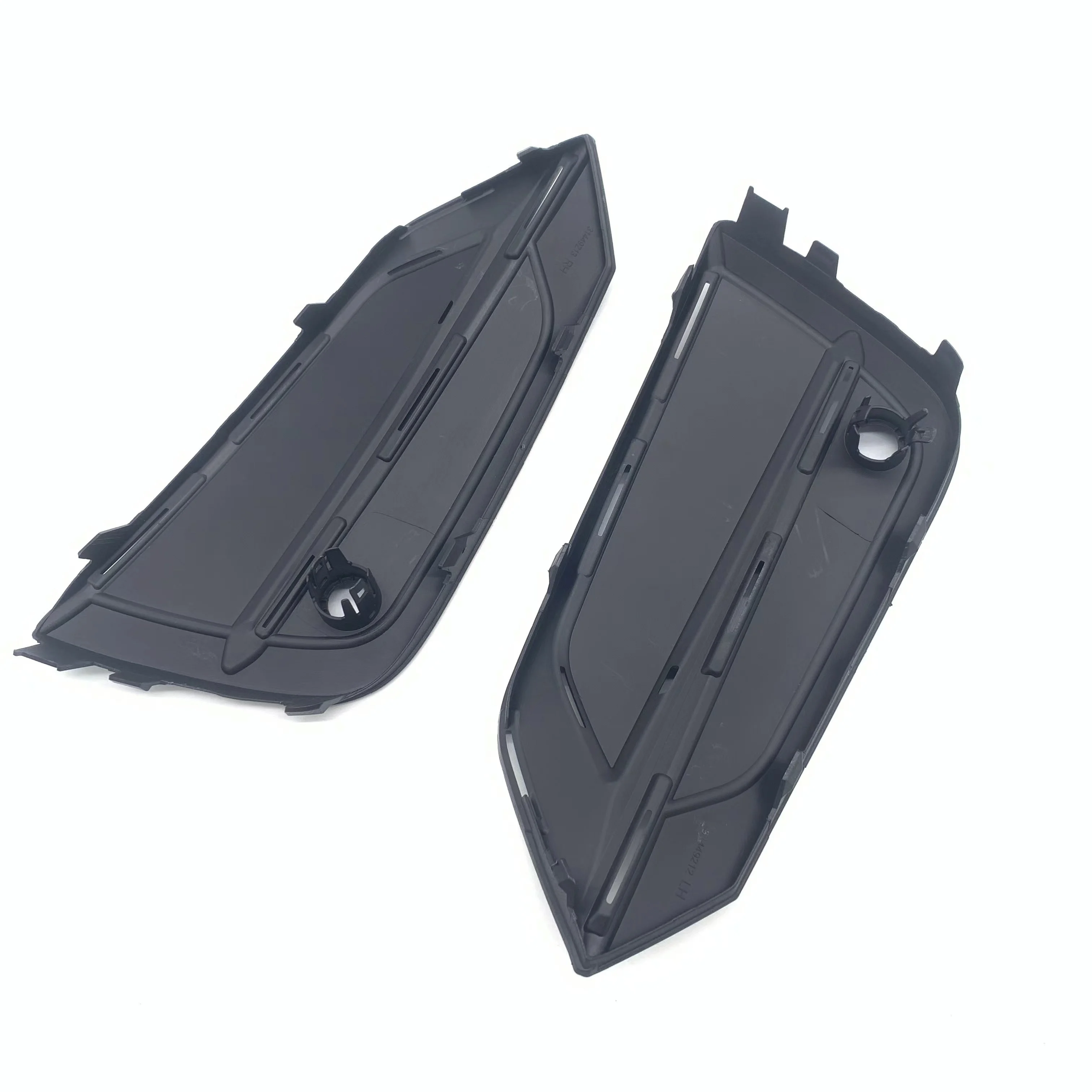 

Leftr/Right Automotive front bumper fog lamp frame lighting panel frame cover grid mesh fixed bracket clip for