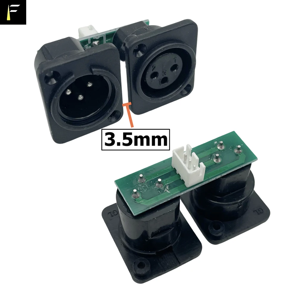 

2 шт. 7R/5R 200/230 DMX512 сигнальная плата для подключения, часть маленькой печатной платы, 3-контактный разъем XLR DMX с чип-платой, ремонт, замена