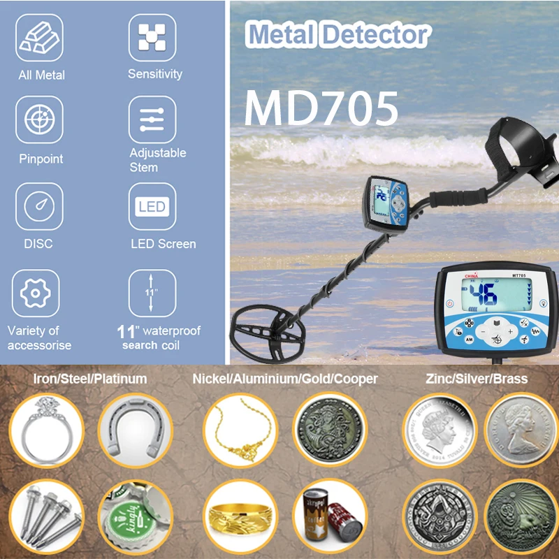 Профессиональный металлоискатель MT705