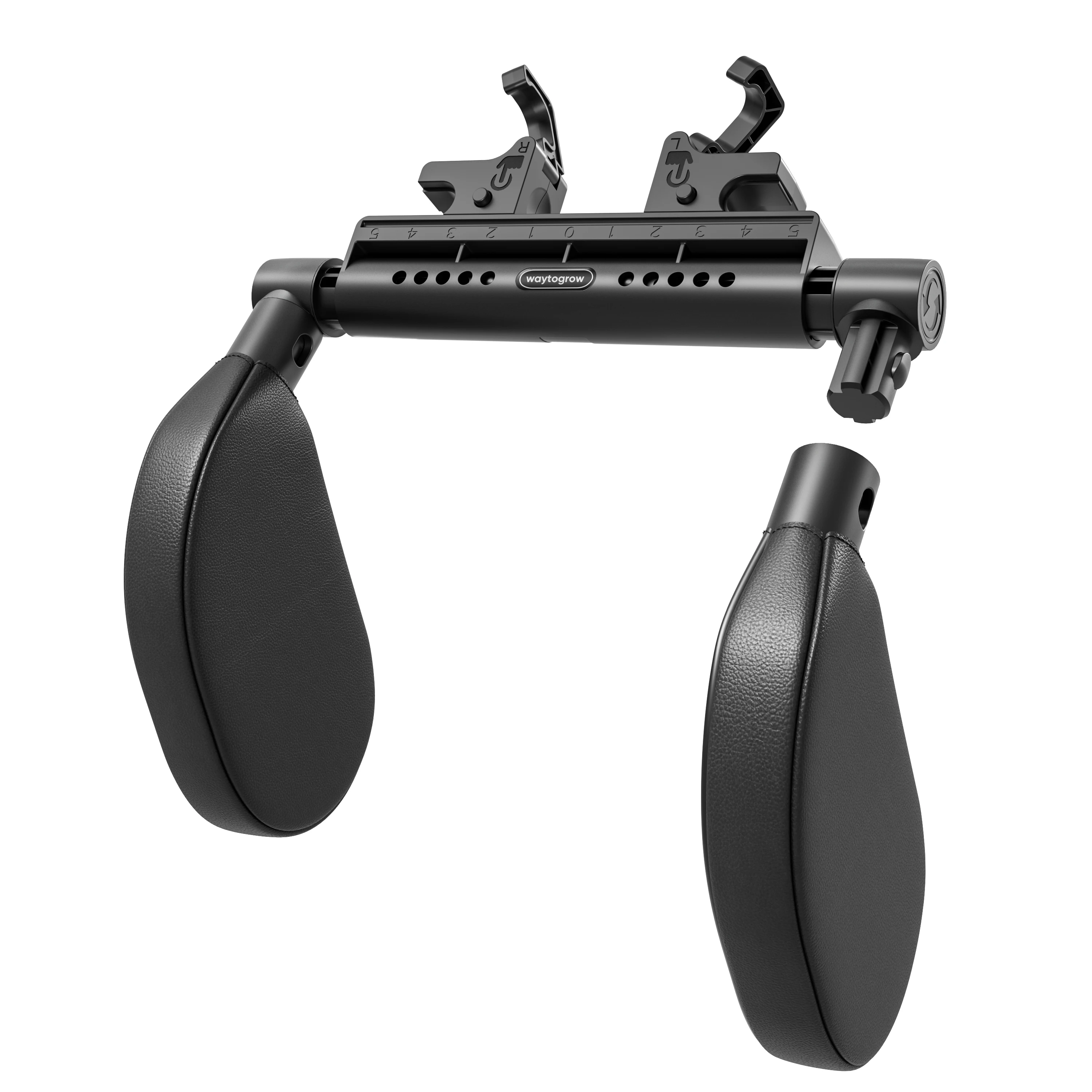 

360 ° Регулируемая эргономичная автоматическая шейная подушка с пеной с эффектом памяти и боковыми подушками, подголовник для сна в один клик для BMW Benz, путешествий на автомобиле