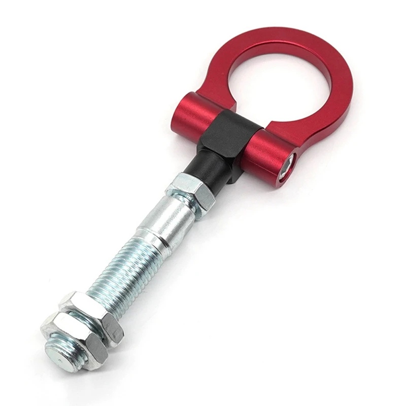 

Red Folding Ring Racing Heavy Duty Tow Hook For 2012-2017 Hyundai Veloster