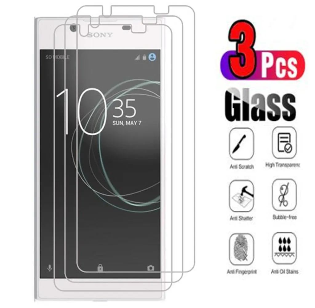 

Защитное стекло для Sony Xperia L1, 3 шт., протектор экрана, закаленное стекло для Sony Xperia L1, стекло для Sony L1, G3312, защитная пленка