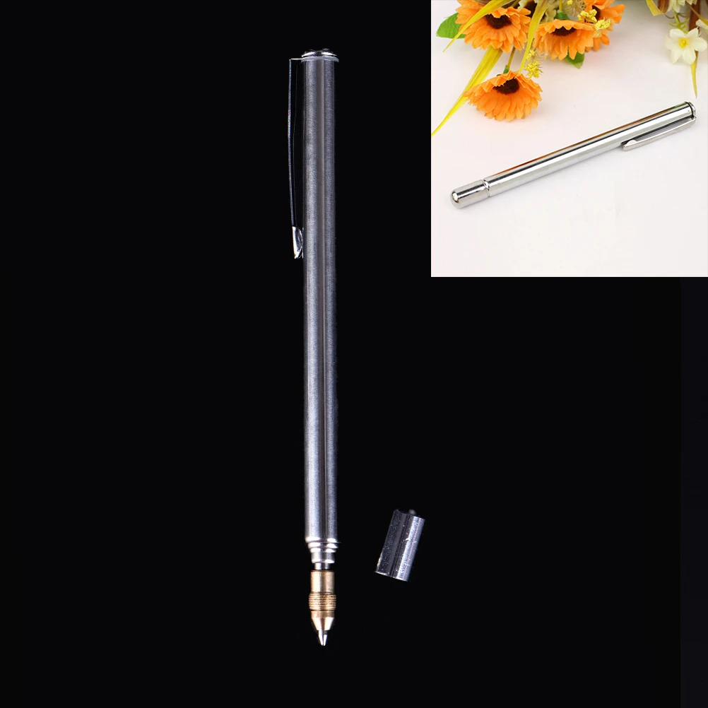

1pcs 6 Section Pointer Pen Instrument Baton Stainless Steel Telescopic Magic Ballpoint Pen Kindergarten Teacher Teaching Supply