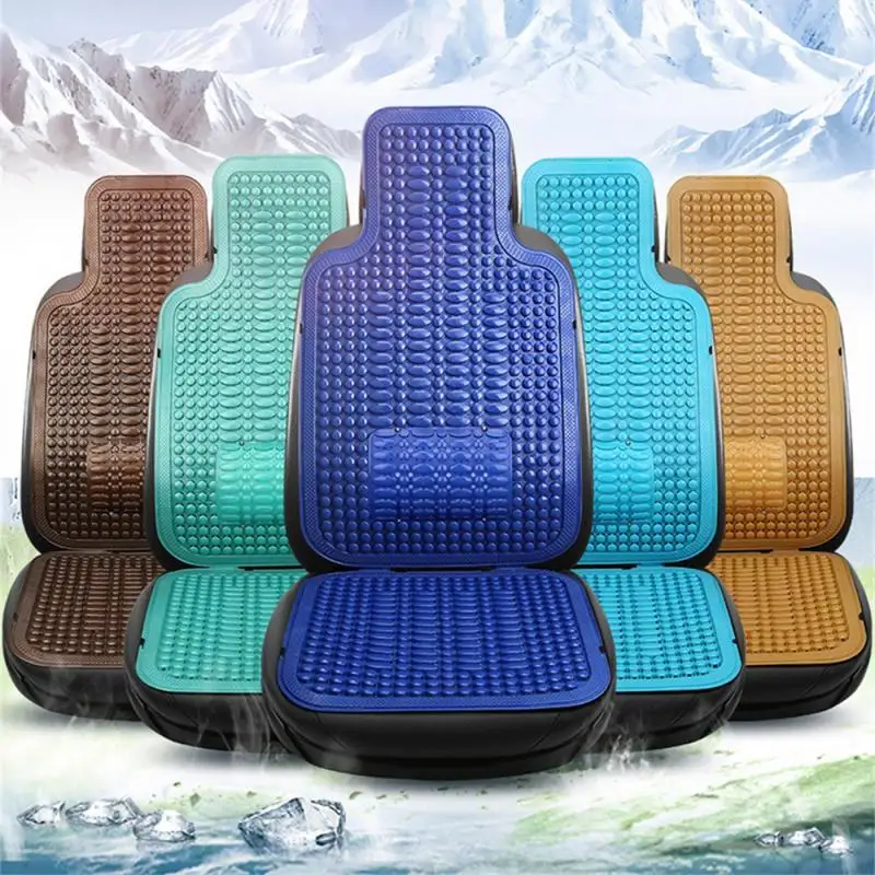 

1Pcs Universal Summer Cool Breathable Car Seat Cover Massage Relaxing Auto Seat Cushion Chair Cover Protector with Waist Pillow