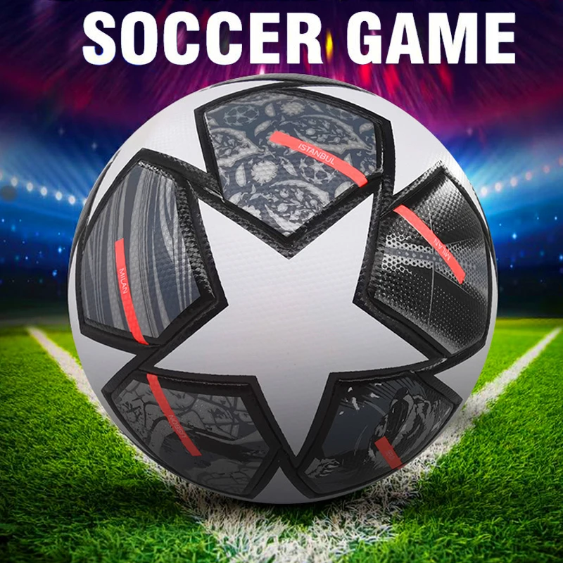 

Professional Football Soccer Ball TPU Size 5 Team Match Training Balls Adult Standard Training Game Grade Football -40