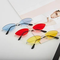 2022 women sunglasses metal cat eye sunglasses uv400 fashion street shot decorative glasses shades for women