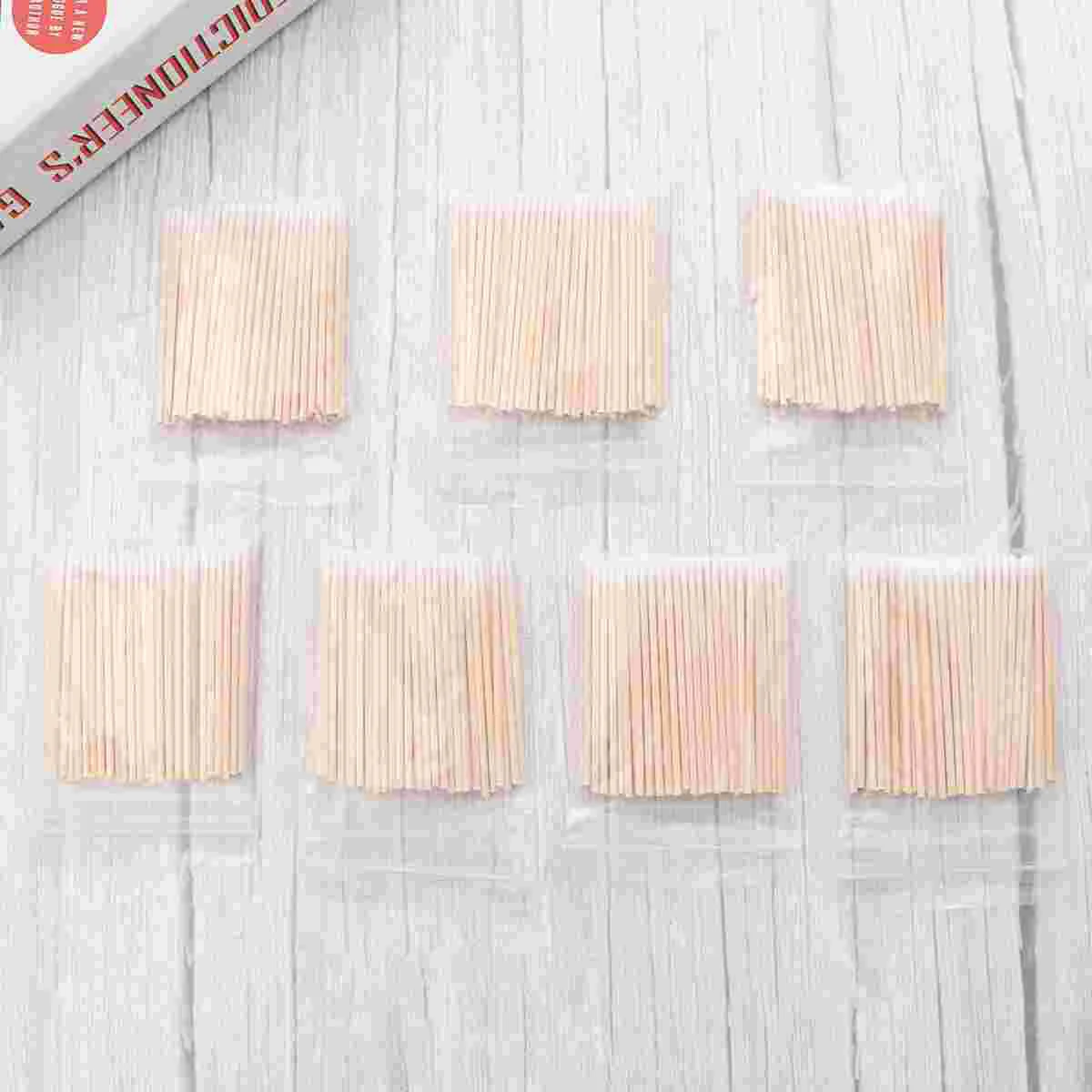 

7 Packs of Disposable Swab Sticks Pointed Cleaning Rods Multi-function Sterile Cotton Swabs for Makeup Beauty Salon